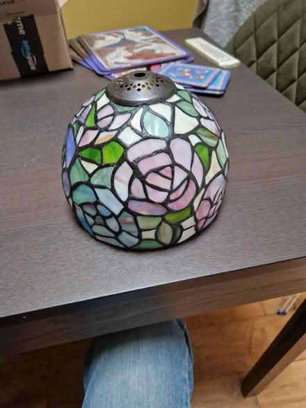 Photo of free Glass mosaic lamp shade (bn3 1bb) #1