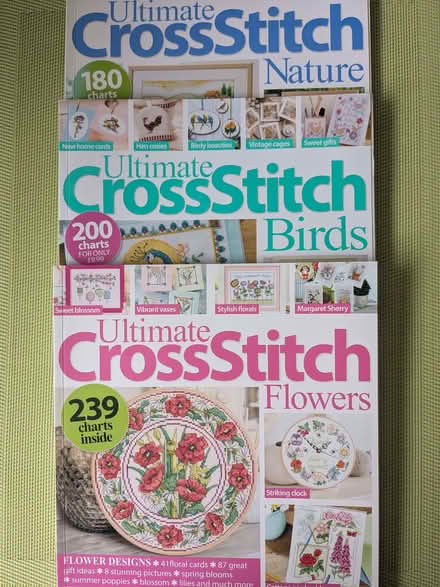 Photo of free Nature, Birds and Flowers Cross Stitch Magazines (Beulah Hill SE19) #1