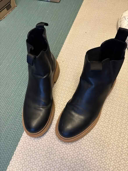 Photo of free Black Chelsea boots with brown sole (Forest Hill/ Honor Oak) #1