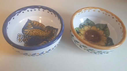 Photo of free Two Spanish Hand Painted Dishes (Northwood HA6) #1