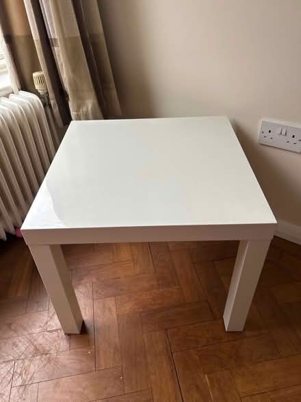 Photo of free IKEA white side table (Trumpington Ward CB2) #1