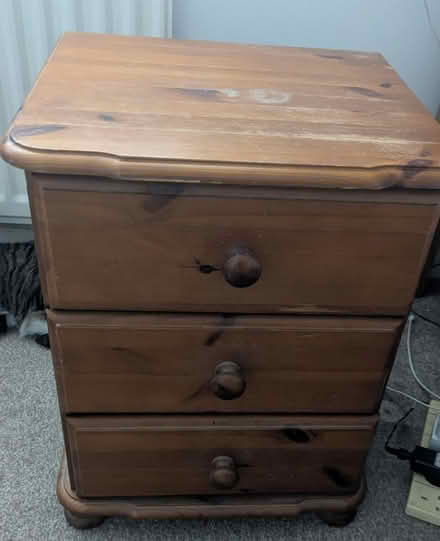 Photo of free Solid wood bedside table (Springwell SR3) #1