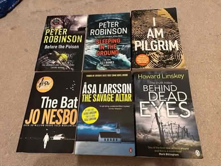 Photo of free Peter Robinson/Scandi-Noir books (Hemel, HP3) #1