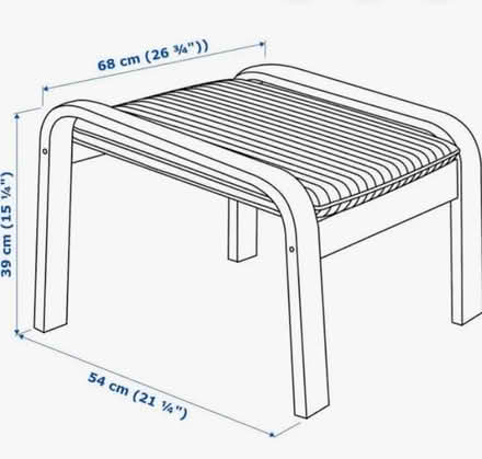 Photo of free IKEA poang footstool (Bradwell MK13) #2