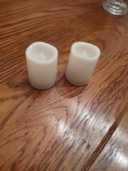 Photo of free 2 Small battery candles (Odenton) #1