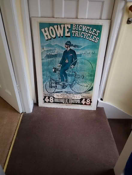 Photo of free Howe Bicycles poster in clip frame (Patchway BS34) #1