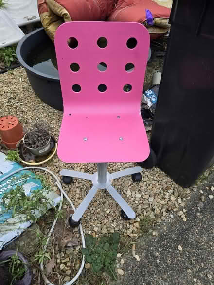 Photo of free Pink child's desk chair (Woodmancote GL11) #1