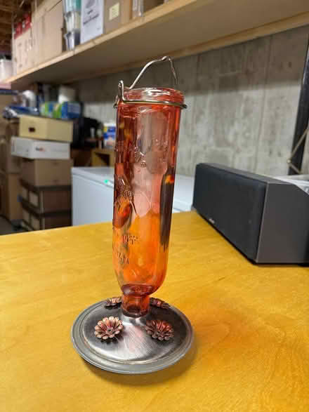 Photo of free Hummingbird Feeder - Red Glass (Westminster) #2