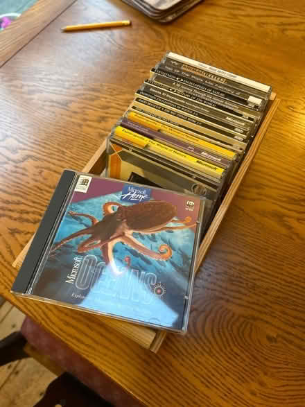 Photo of free CD storage case and interactive CDs (Tolworth KT6) #1