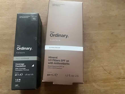 Photo of free The Ordinary Foundation & Suncream (Oakdale BH15) #1