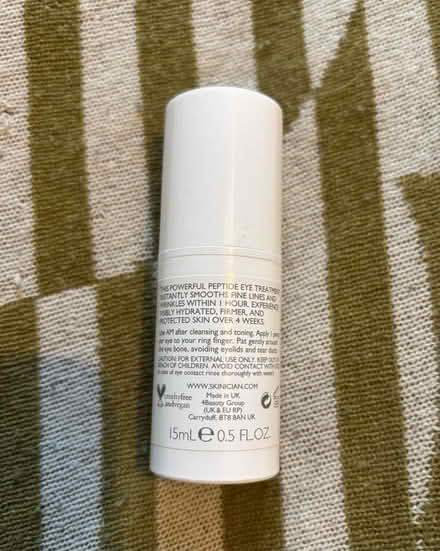 Photo of free Skinician peptide eye complex (Ware SG12) #2