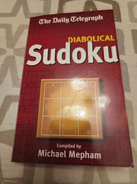 Photo of free Hard sudoku book (Duffield DE56) #1