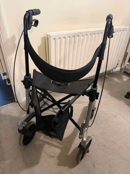 Photo of free Silver Rollator With Seat and Storage Bag (CT5) #2