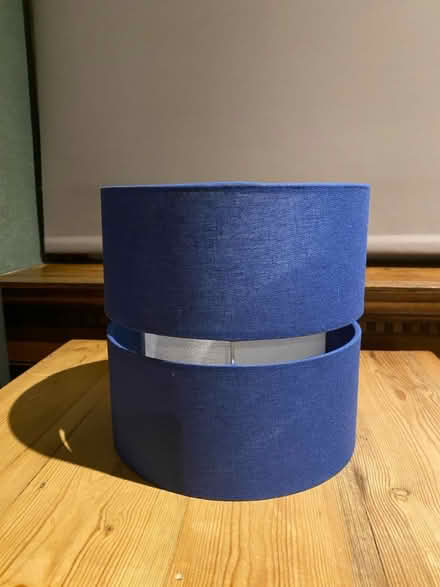 Photo of free Blue Lampshade (Crowborough TN6) #1