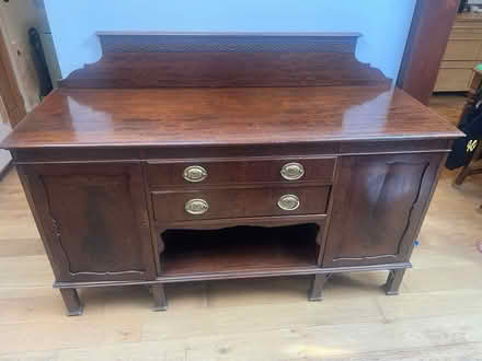 Photo of free Large mahogany sideboard (Holloway Road) #1