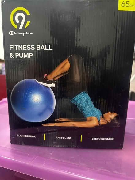 Photo of free Champion Fitness Ball & Pump (Stuyvesant Heights) #1