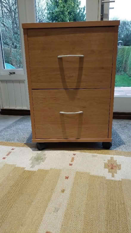 Photo of free 2 drawer filling cabinet on wheels (Swinford OX29) #1