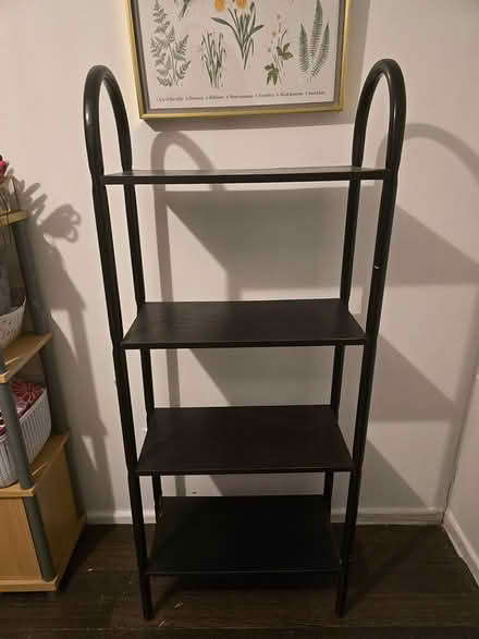 Photo of free Vintage 90s Black Ash Shelving Unit (Christchurch BH23) #2