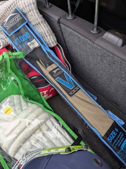 Photo of free Cricket gear: helmet pads and bat (Old Woking GU22) #2
