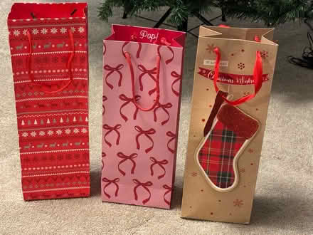 Photo of free Christmas bottle gift bags (Pooley Green TW20) #1