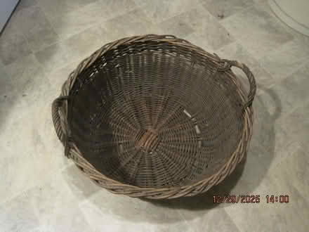 Photo of free Large Antique wicker basket (Bolton, CT) #1