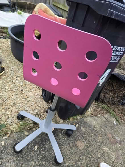 Photo of free Pink child's desk chair (Woodmancote GL11) #2