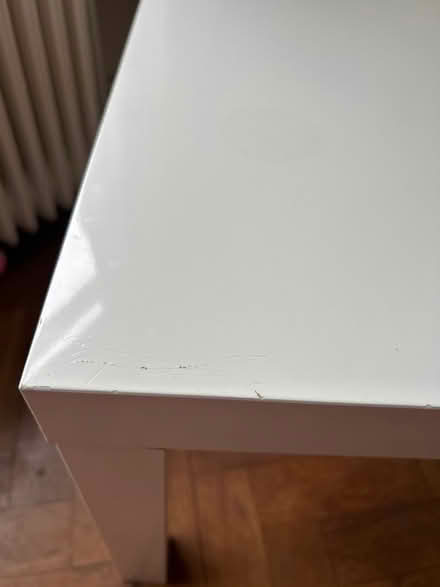 Photo of free IKEA white side table (Trumpington Ward CB2) #2