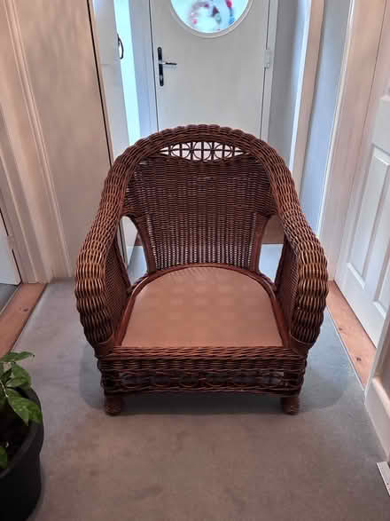 Photo of free Rattan chair x 2 (Stubbington PO14) #2