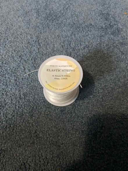 Photo of free stretchy elastic string thread (Winson Green B18) #1