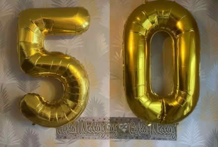 Photo of free 50/20 wedding/birthday golden balloons (Loughborough LE11) #2