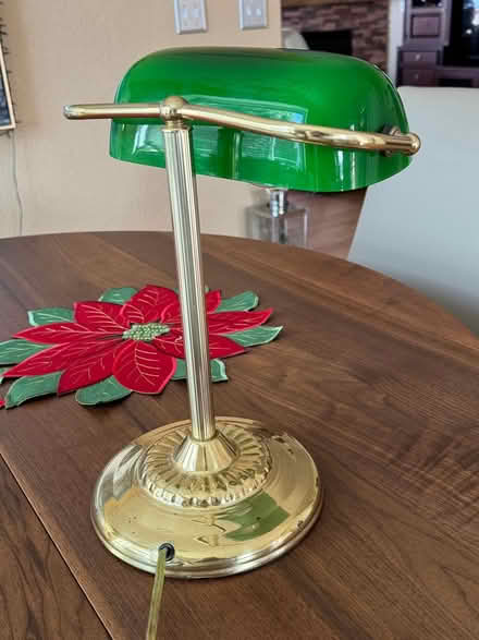 Photo of free Vintage Green Bankers Lamp (Westminster) #1