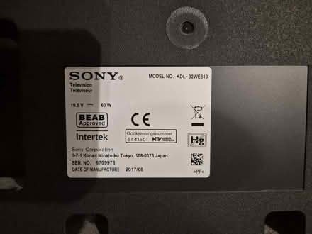 Photo of free Sony 32 inch TV - Faulty (Stratton-on-the-Fosse BA3) #3