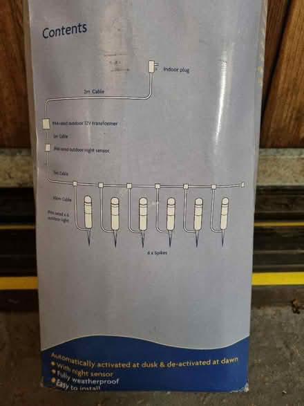 Photo of free Garden light set of 6 (Netherton Estate PL20) #2