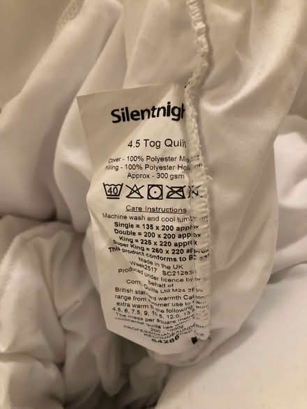 Photo of free Single duvet (Caton LA2) #1