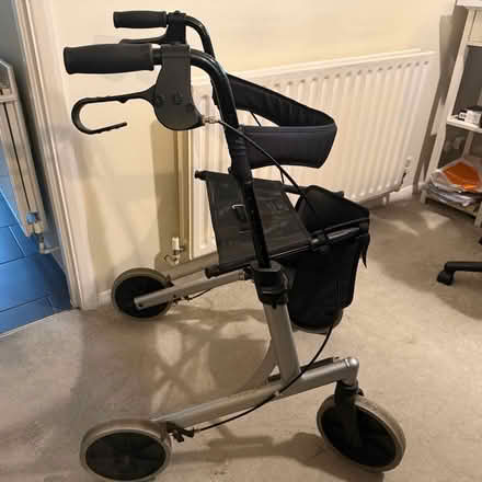Photo of free Silver Rollator With Seat and Storage Bag (CT5) #1
