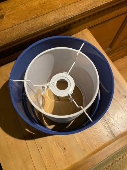 Photo of free Blue Lampshade (Crowborough TN6) #2