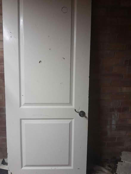 Photo of free Internal door, damaged (Smiths Estate OX28) #1