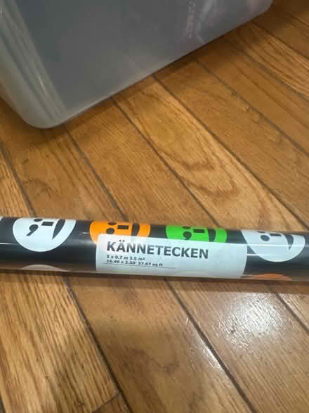 Photo of free IKEA emoji wrapping paper (Stuyvesant Heights) #1