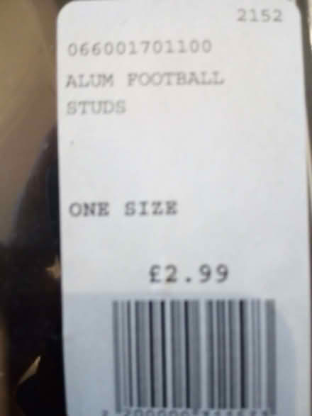 Photo of free Football boot studs (Headington OX3) #1