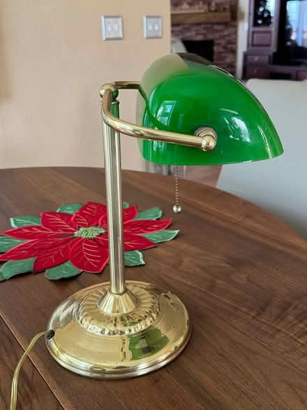 Photo of free Vintage Green Bankers Lamp (Westminster) #2