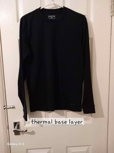Photo of free Black "campri" base layer top (IP1) #1