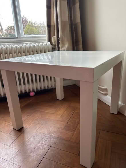 Photo of free IKEA white side table (Trumpington Ward CB2) #3
