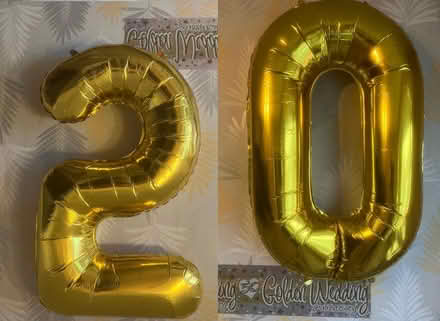 Photo of free 50/20 wedding/birthday balloons (loughborough) #1