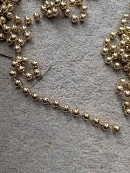 Photo of free 2 approx. 3 meter long gold Christmas decorations (Cranham Gate GL3) #3