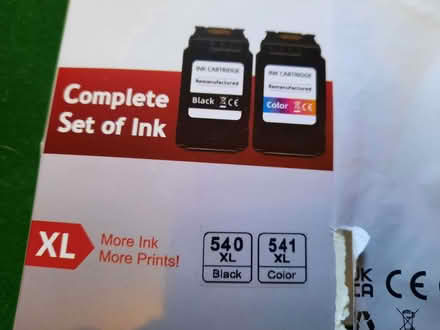 Photo of free 2x ink cartridges. 540 and 541 (Hollingdean BN1) #2