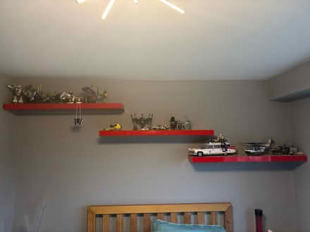Photo of free Red Unit and 3 Shelves (Claygate KT10) #2