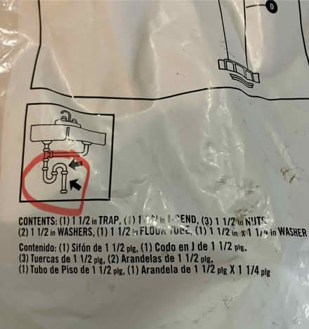 Photo of free 1 1/2” S Trap (Wingdale) #3