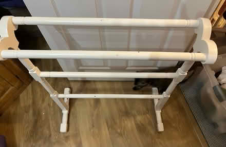 Photo of free White wooden towel rail (Tivoli GL50) #4
