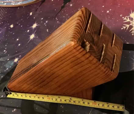 Photo of free Wooden knife block - 6 slots (Eastbourne BN21) #1