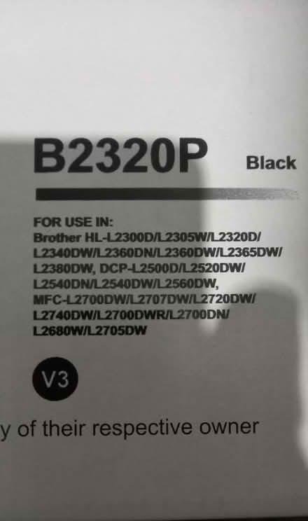 Photo of free Black Toner for laser printer (Bredbury Stockport SK6) #2